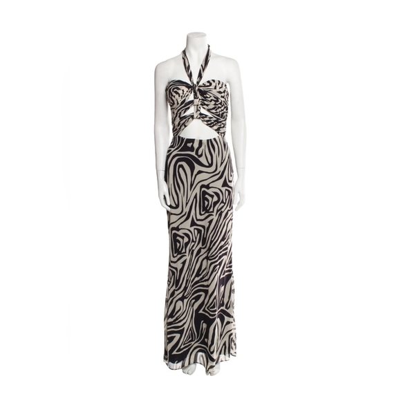 Ronny Kobo Collection Monochrome Swirl Dress - Picture 2 of 4